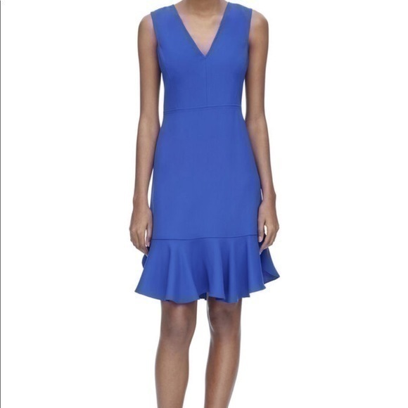 Rebecca Taylor SLEEVELESS V-NECK SUIT DRESS size 2 - Picture 1 of 12